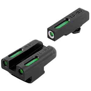 Truglo TFX Walther PPS Black Green Tritium Fiber Optic Sights