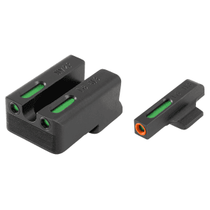 TruGlo TFX Pro Handgun Sights Black CNC Steel Green Tritium