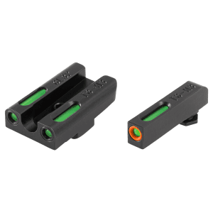 Truglo TFX Pro Handgun Sights Black Green/Orange Glock 42/43/43X/48