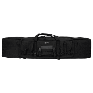 GPS Bags Black Lockable 600D Polyester Double Rifle Gun Case DRC55