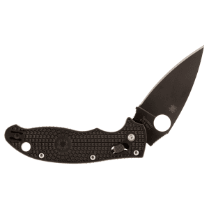 Spyderco Manix-2 Drop Point 3.37 Pocket Knife (Black) C101PBBK2