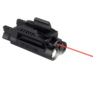 LaserMax Spartan Red Light/Laser Black 120 Lumens LED