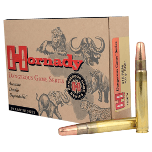 Hornady Dangerous Game 416 Rem Mag 400 Gr Dangerous Game Solid (Box)