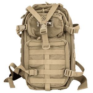 GPS Bags Tan Lockable 2 Handgun Gun Case with 600D Polyester Material and YKK Zipper T1611BOB