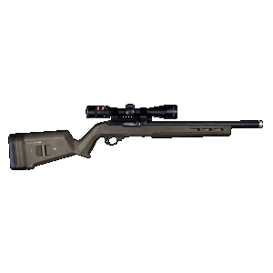 Magpul MAG548ODG Hunter X22 Stock Fixed Adjustable Comb OD Green Synthetic for Ruger 1022