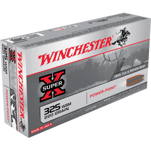 Winchester Super X 325 WSM 220 Grain Power-Point Ammunition (Box)