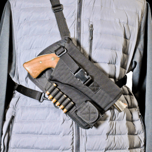 Desantis Gunhide Yukon Hunting Rig Black Nylon Revolver Shoulder Holster for Ruger GP100 4 M72BALRZ0