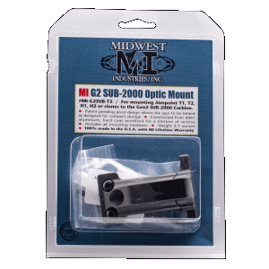 Midwest Industries MIG2SUBT2 Gen2 Sub 2000 Mini Optic Mount  Matte Black