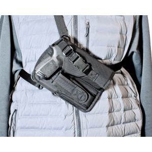 Desantis Gunhide Yukon Hunting Rig Black Nylon Shoulder Holster for 1911 Colt Govt Pistol M72BALAZ0