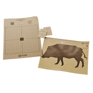 ATN ACMKIRTGBR Thermal Target Kit Boar Paper 30 x 24 Brown Includes 12 Plasters2 Targets