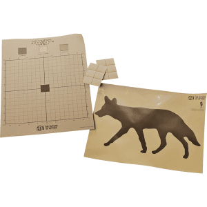 TARGETSATN Thermal Target Kit Coyote Paper Brown