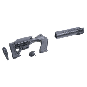 Archangel AA500 Tactical Pistol Grip Stock Black Synthetic 6 Position forMossberg 500 590