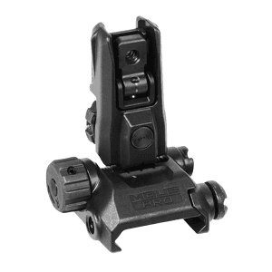 Magpul Industries Corp Mbus Pro Lr  Magpul Mag527-blk Mbus Pro Lr Adj Sight Rear