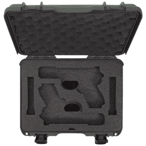 NANUK (PLASTICASE INC) PolymerGuard Olive Handgun Case 910For Glock6