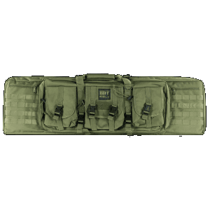 Bulldog Lockable Nylon Tactical Rifle Case with Heavy Duty Zipper - Green BDT6043G
