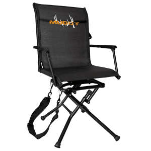 Muddy Outdoors SwivelEase Black Steel Folding Chair
