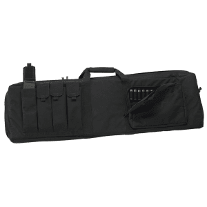 US PeaceKeeper Tactical Black Rifle/Shotgun Bag - Water Resistant 600D Polyester with Dual Zippers P30043