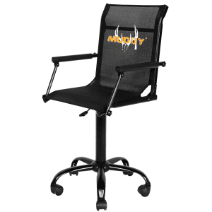 Muddy Swivel Roller Chair Black FlexTek Steel