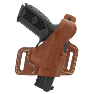 Galco Silhouette Right Hand Smooth Tan Leather Pancake Holster for 1911 Pistol SIL212