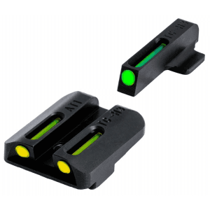 TruGlo TFO Green/Yellow Tritium Fiber Optic Sights 1911 Govt
