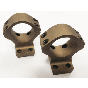 Talley SB730735 Browning XBolt Scope MountRing Combo Smoked Bronze Cerakote 30mm