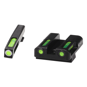 Hiviz LiteWave H3 Glock Sight Set Green Tritium Fiber Optic