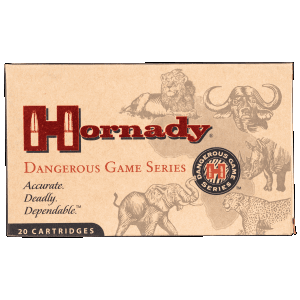 Hornady Dangerous Game 9.3mmx62 Mauser 286 Grain InterLock Spire Point-Recoil Proof (Box)