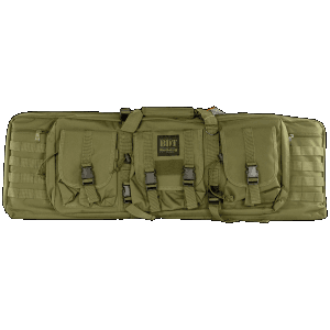 Bulldog Cases Lockable Nylon Green Tactical Rifle Case with Padding BDT4037G