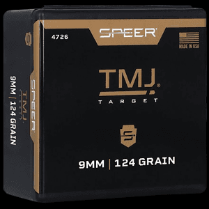 Speer TMJ Value Pack 9mm 124gr Target Projectiles 600ct