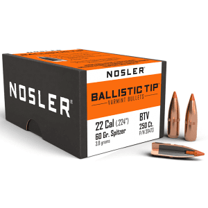 Nosler Ballistic Tip 22 Caliber 60 Gr Ballistic Tip Varmint