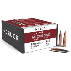 Nosler AccuBond 6.5mm 142 Gr Spitzer Point