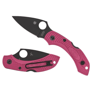 Spyderco Dragonfly 2 Pink Handle CPM S30V Blade Coated