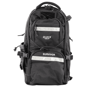 RUKX Gear ATI Survivor 600D Polyester Backpack (Black)
