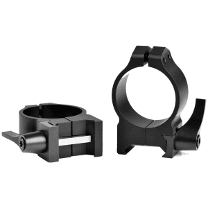 Warne Maxima QD 30mm Medium Matte Steel Scope Rings