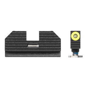 Night Fision Costa Ludus Sight Set Glock 17 MOS Yellow Bar