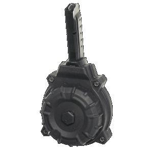 ProMag 50rd Drum Black Polymer for S&W MP Shield 9mm