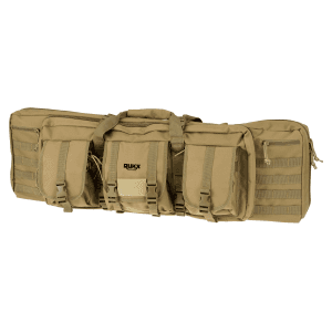 American Tactical RUKX Gear 36 Double Rifle Case  Water Resistant (Tan)