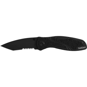 Kershaw Blur Tanto Knife Part Serrated SpeedSafe Black Handle