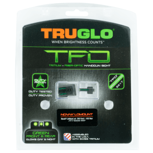 TruGlo TFO Green Tritium Fiber Optic Sights 1911 Government