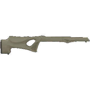 Hogue 22270 Tactical Thumbhole Stock made of Synthetic Material with OD Green Overmolded Rubber Finish for Ruger 1022 .920D Barrel Right Hand