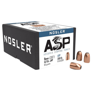 Nosler Assured Stopping Power 9mm 147 Gr Jacketed Hollow Point