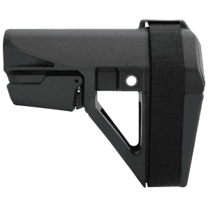SB Tactical SBA5 Black Adjustable Brace with QD Sling Socket