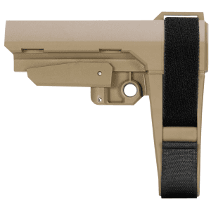 SB Tactical SBA3 FDE Adjustable Pistol Stabilizing Brace