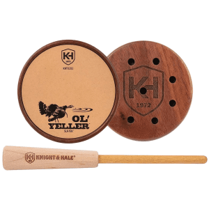Knight & Hale Ol Yeller Slate Pot Call Walnut/Yellowheart