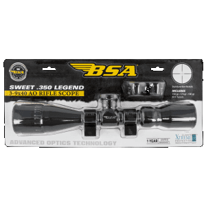 BSA Sweet 350 Legend 3-9x40mm AO Matte Black 30/30 Reticle