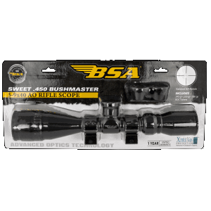 BSA Sweet 450 Bushmaster 3-9x40mm AO Matte Black 30/30 Reticle