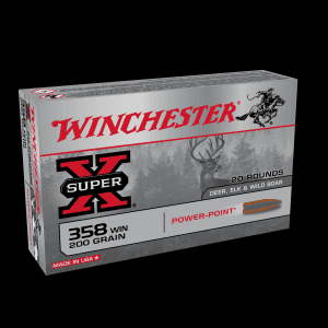 Winchester Super X 358 Win 200 Grain Power-Point Ammunition (Box)