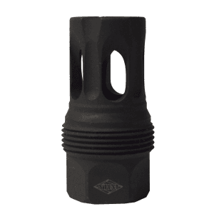 Yankee Hill QD Flash Hider  Short  Black Steel  5/8-32 Threads