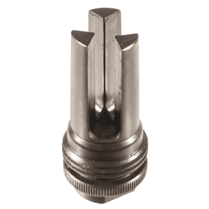 SilencerCo ASR Flash Hider 1/2-28 tpi Threads for 5.56 NATO (Black Steel)