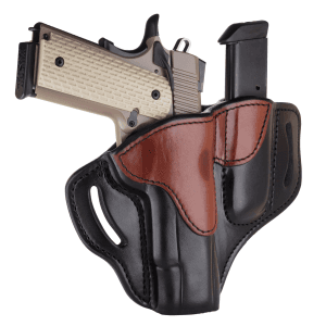 1791 Gunleather Bh1m1 Right Hand Leather Belt Slide Gun Holster for 4-5 1911 Handgun BH1M1BLBR